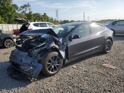 Salvage cars for sale from Copart Riverview, FL: 2021 Tesla Model 3