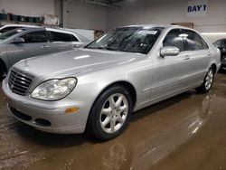 Mercedes-Benz S 500 4matic salvage cars for sale: 2003 Mercedes-Benz S 500 4matic