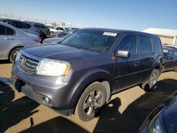 Salvage cars for sale from Copart Brighton, CO: 2015 Honda Pilot SE