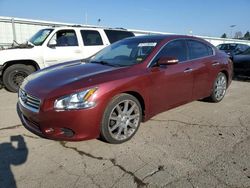 Salvage cars for sale at Dyer, IN auction: 2012 Nissan Maxima S