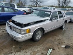 Salvage cars for sale at Bridgeton, MO auction: 1992 Lincoln Town Car Signature