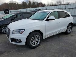 Salvage cars for sale from Copart Assonet, MA: 2015 Audi Q5 Premium