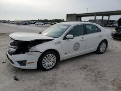 Salvage cars for sale at West Palm Beach, FL auction: 2012 Ford Fusion Hybrid