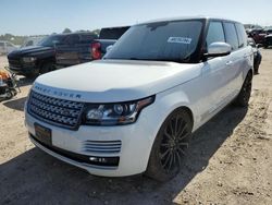 Land Rover salvage cars for sale: 2016 Land Rover Range Rover HSE
