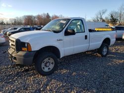 Ford F350 salvage cars for sale: 2007 Ford F350 SRW Super Duty