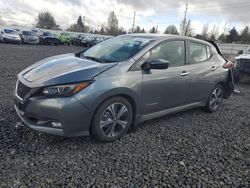 Salvage cars for sale from Copart Portland, OR: 2019 Nissan Leaf S