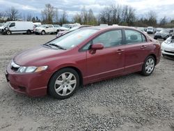 Honda Civic salvage cars for sale: 2010 Honda Civic LX