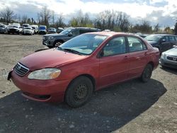 Salvage cars for sale at Portland, OR auction: 2007 Toyota Corolla CE
