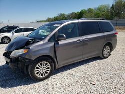 Salvage cars for sale from Copart New Braunfels, TX: 2014 Toyota Sienna XLE