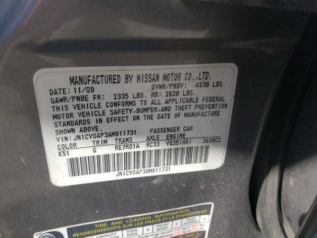 2010 Infiniti M35 Base