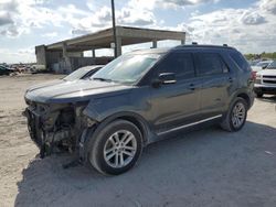 Ford Explorer salvage cars for sale: 2016 Ford Explorer XLT