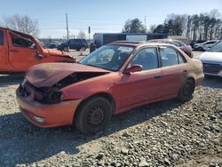 Salvage cars for sale from Copart Mebane, NC: 2001 Toyota Corolla CE