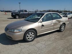 Salvage cars for sale at Indianapolis, IN auction: 2001 Honda Accord EX