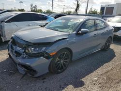 Honda salvage cars for sale: 2020 Honda Civic Sport