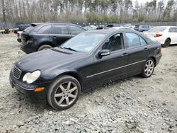 Salvage cars for sale at Waldorf, MD auction: 2003 Mercedes-Benz C 230K Sport Sedan