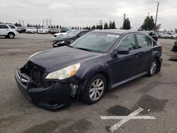 Salvage cars for sale from Copart Rancho Cucamonga, CA: 2010 Subaru Legacy 2.5I Premium