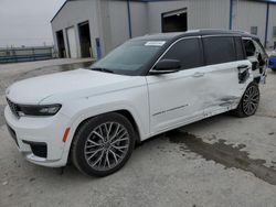 Salvage cars for sale at Tulsa, OK auction: 2022 Jeep Grand Cherokee L Summit