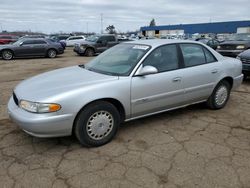 Salvage cars for sale from Copart Woodhaven, MI: 2001 Buick Century Custom