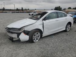Salvage cars for sale at Mentone, CA auction: 2015 Chrysler 200 Limited