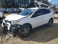 Salvage cars for sale from Copart North Billerica, MA: 2017 Toyota Rav4 LE