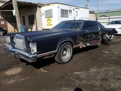 Salvage cars for sale at New Britain, CT auction: 1979 Lincoln Continental