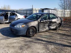 Salvage cars for sale from Copart Arlington, WA: 2003 Toyota Camry LE