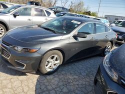 Chevrolet Malibu LS salvage cars for sale: 2017 Chevrolet Malibu LS