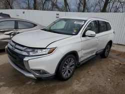 Mitsubishi Outlander salvage cars for sale: 2017 Mitsubishi Outlander SE