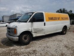 Salvage trucks for sale at Opa Locka, FL auction: 2001 Chevrolet Express G3500