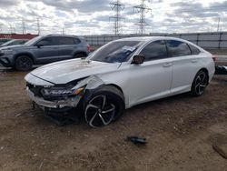 Salvage cars for sale from Copart Elgin, IL: 2019 Honda Accord Sport
