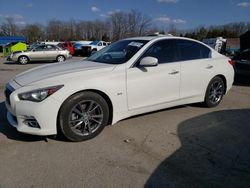 Salvage cars for sale from Copart Rogersville, MO: 2017 Infiniti Q50 Premium