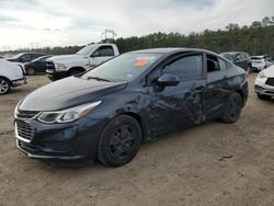 Salvage cars for sale from Copart Greenwell Springs, LA: 2016 Chevrolet Cruze LS