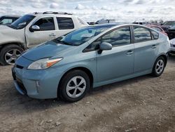 Salvage cars for sale from Copart Indianapolis, IN: 2013 Toyota Prius