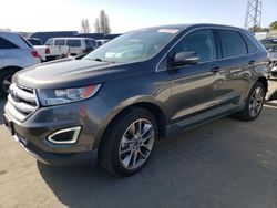Salvage cars for sale from Copart Hayward, CA: 2015 Ford Edge Titanium