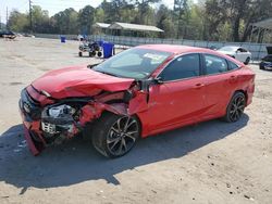 Salvage cars for sale at Savannah, GA auction: 2020 Honda Civic Sport