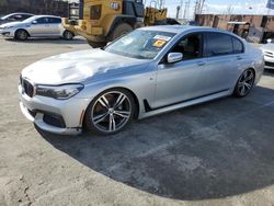 BMW salvage cars for sale: 2016 BMW 740 I