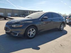 Salvage cars for sale from Copart Wilmer, TX: 2018 Chevrolet Malibu LS