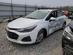 Salvage cars for sale from Copart Louisville, KY: 2019 Chevrolet Cruze LT