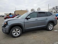 Volkswagen Atlas SE salvage cars for sale: 2019 Volkswagen Atlas SE