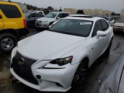 Salvage cars for sale from Copart Martinez, CA: 2014 Lexus IS 250