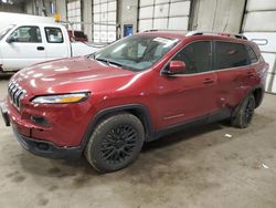 Salvage cars for sale from Copart Blaine, MN: 2017 Jeep Cherokee Latitude
