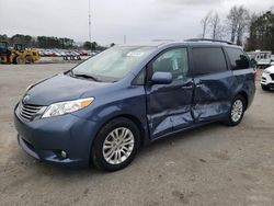 Toyota salvage cars for sale: 2017 Toyota Sienna XLE