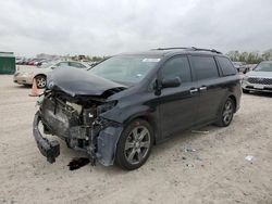 Salvage cars for sale at Houston, TX auction: 2017 Toyota Sienna SE