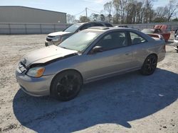 Honda Civic EX salvage cars for sale: 2002 Honda Civic EX