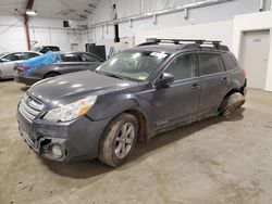 Salvage cars for sale at Center Rutland, VT auction: 2013 Subaru Outback 2.5I Premium