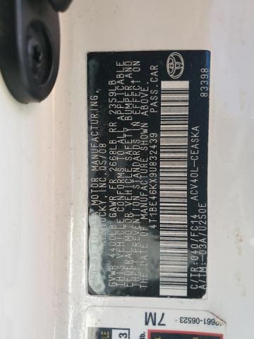 2009 Toyota Camry Base