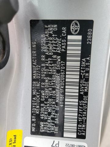 2012 Toyota Camry Base