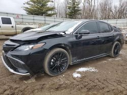 Salvage cars for sale at Davison, MI auction: 2022 Toyota Camry XSE
