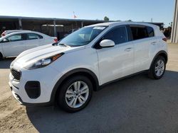Salvage cars for sale at Fresno, CA auction: 2017 KIA Sportage LX