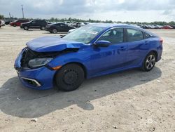 Salvage cars for sale from Copart Arcadia, FL: 2020 Honda Civic LX